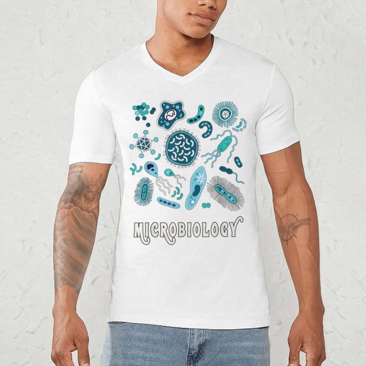 Microbiology Teacher Science Instructor Tee Shirt For Men Women Men's V-Neck T-Shirt, novelty gifts, funny gifts Microbiology Teacher Science Instructor Tee Shirt For Men Women Men's V-Neck T-Shirt, novelty gifts, funny gifts