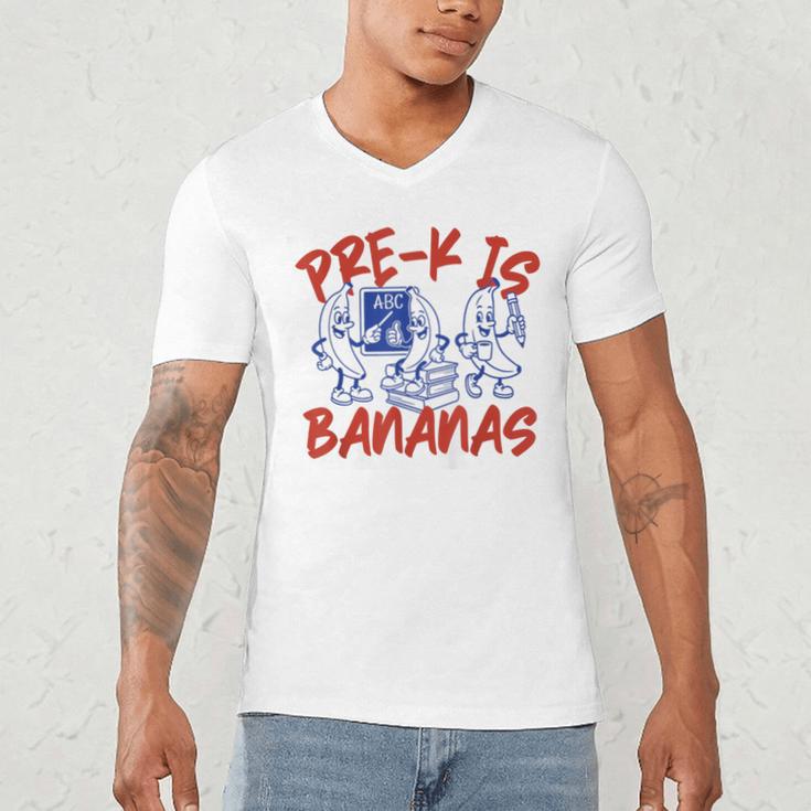 Pre-K Is Bananas Teacher Back To School Chaos Coordinator Men's V-Neck T-Shirt, novelty gifts, funny gifts Pre-K Is Bananas Teacher Back To School Chaos Coordinator Men's V-Neck T-Shirt, novelty gifts, funny gifts