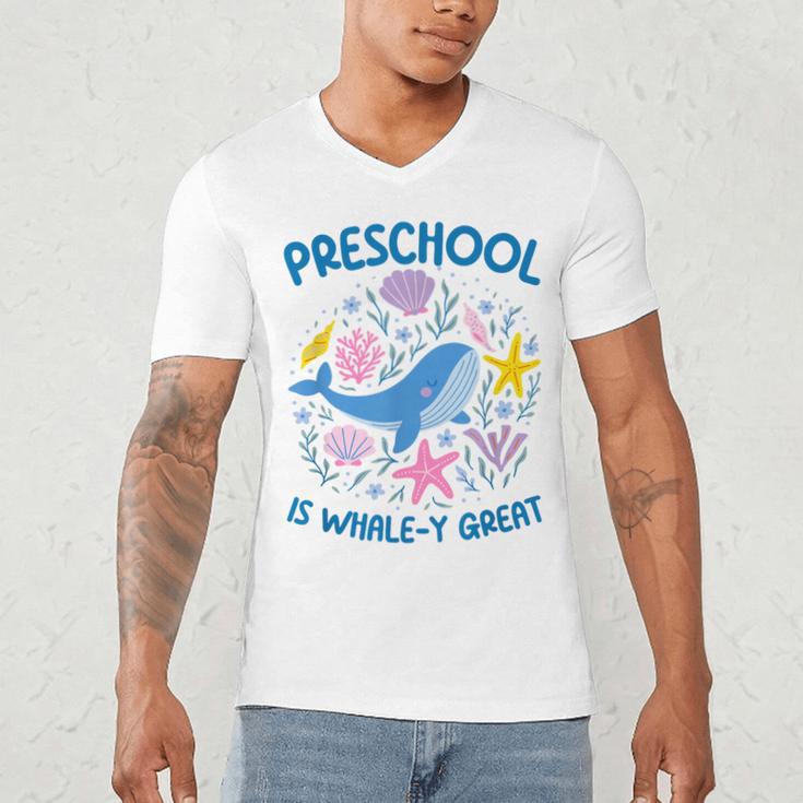 Preschool Is Whale-y Great Preschool Teacher Men's V-Neck T-Shirt, novelty gifts, funny gifts Preschool Is Whale-y Great Preschool Teacher Men's V-Neck T-Shirt, novelty gifts, funny gifts