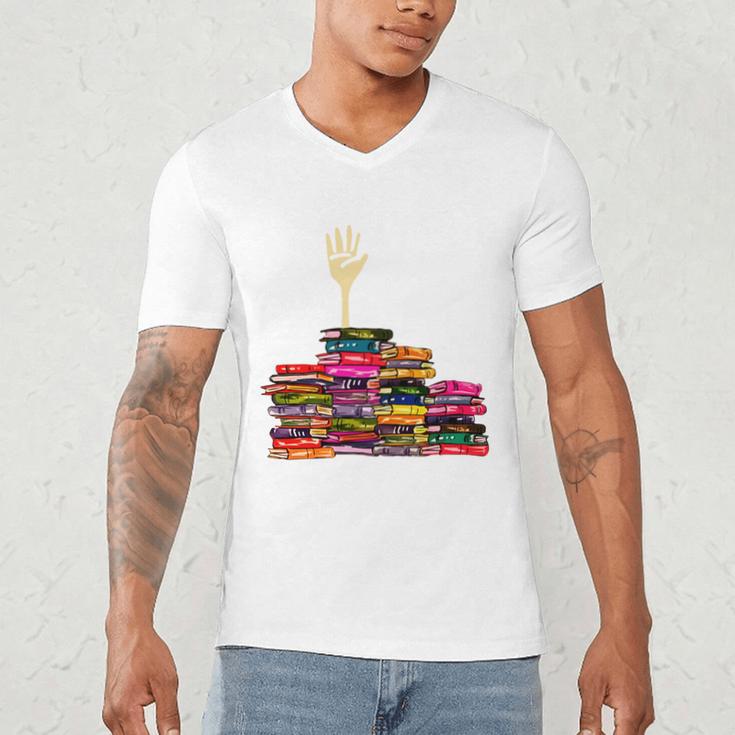 Reading Books Librarian Reader Nerd I'm Ok Teacher School Men's V-Neck T-Shirt, novelty gifts, funny gifts Reading Books Librarian Reader Nerd I'm Ok Teacher School Men's V-Neck T-Shirt, novelty gifts, funny gifts