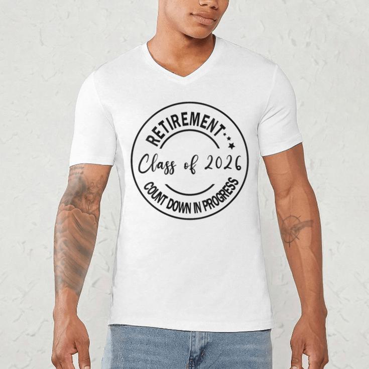 Retirement Class Of 2026 Count Down Progress Retired Teacher Men's V-Neck T-Shirt, novelty gifts, funny gifts Retirement Class Of 2026 Count Down Progress Retired Teacher Men's V-Neck T-Shirt, novelty gifts, funny gifts