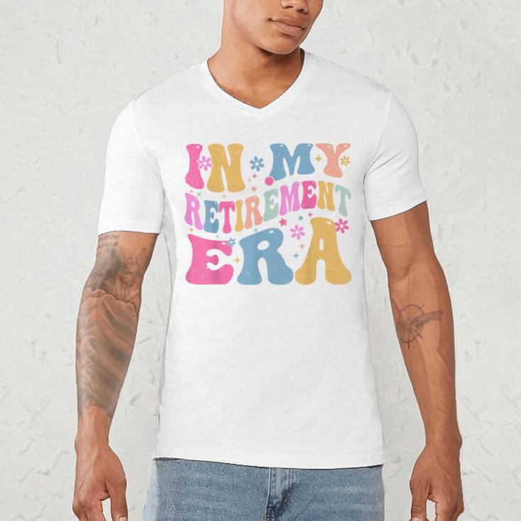 Retro Groovy Retirement Era Retired Teacher Men's V-Neck T-Shirt, novelty gifts, funny gifts Retro Groovy Retirement Era Retired Teacher Men's V-Neck T-Shirt, novelty gifts, funny gifts