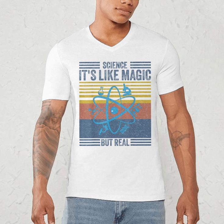 Science It's Like Magic But Real Science Teacher Geek Nerd Men's V-Neck T-Shirt, novelty gifts, funny gifts Science It's Like Magic But Real Science Teacher Geek Nerd Men's V-Neck T-Shirt, novelty gifts, funny gifts