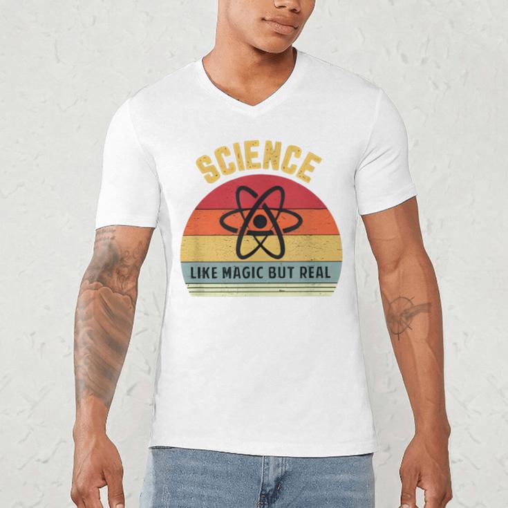 Science Like Magic But Real Science Teacher Graphics Geek Men's V-Neck T-Shirt, novelty gifts, funny gifts Science Like Magic But Real Science Teacher Graphics Geek Men's V-Neck T-Shirt, novelty gifts, funny gifts