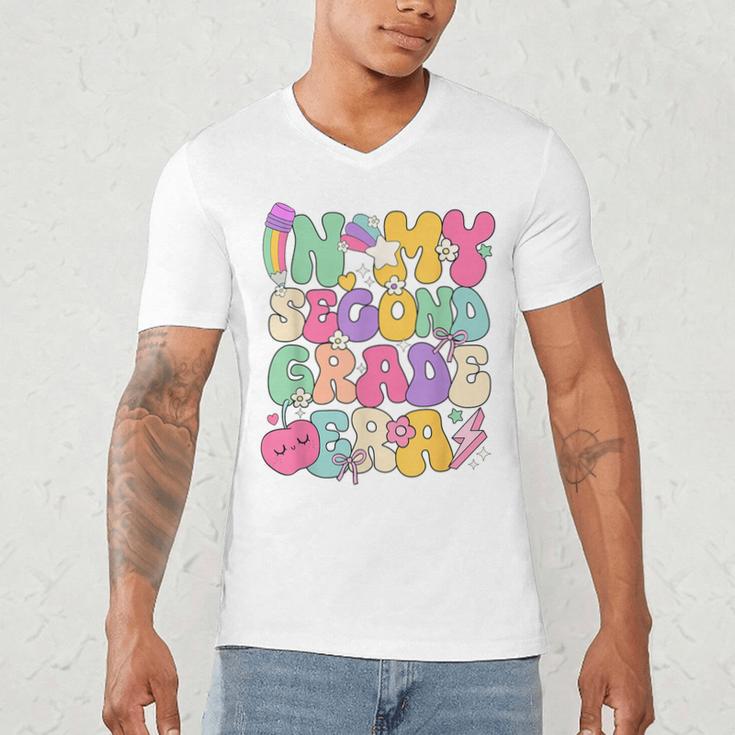 In My Second Grade Era Teachers Women Back To School Girls Men's V-Neck T-Shirt, novelty gifts, funny gifts In My Second Grade Era Teachers Women Back To School Girls Men's V-Neck T-Shirt, novelty gifts, funny gifts