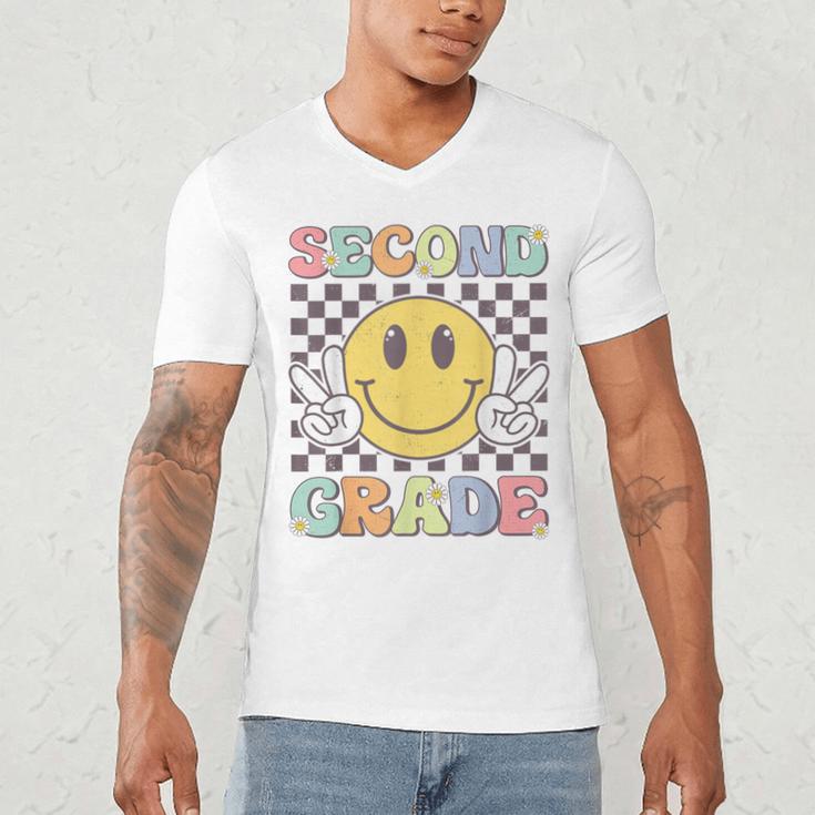 Second Grade Teachers Boys Girls Smile Face 2nd Grade Team Men's V-Neck T-Shirt, novelty gifts, funny gifts Second Grade Teachers Boys Girls Smile Face 2nd Grade Team Men's V-Neck T-Shirt, novelty gifts, funny gifts
