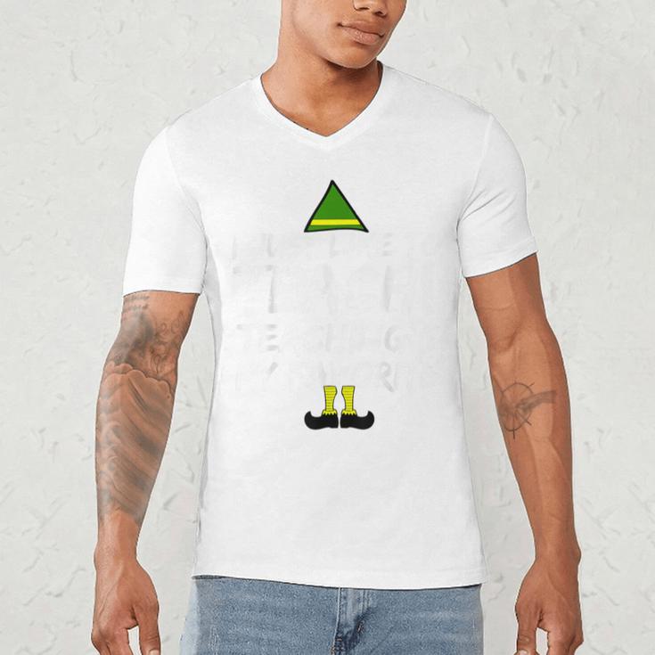 Teacher Christmas Teaching Is My Favorite Men's V-Neck T-Shirt, novelty gifts, funny gifts Teacher Christmas Teaching Is My Favorite Men's V-Neck T-Shirt, novelty gifts, funny gifts