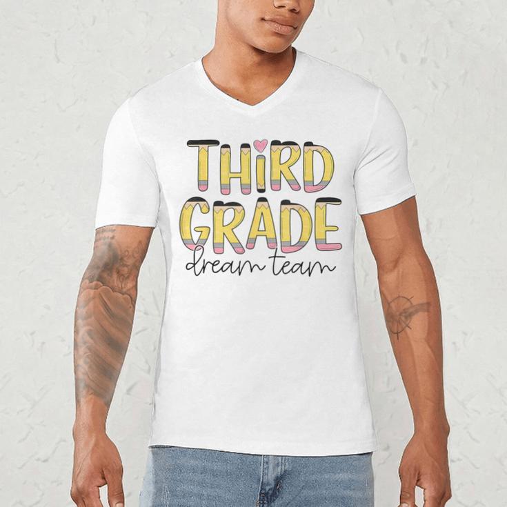 Third Grade Dream Team 3rd Grade Teacher Back To School Kids Men's V-Neck T-Shirt, novelty gifts, funny gifts Third Grade Dream Team 3rd Grade Teacher Back To School Kids Men's V-Neck T-Shirt, novelty gifts, funny gifts