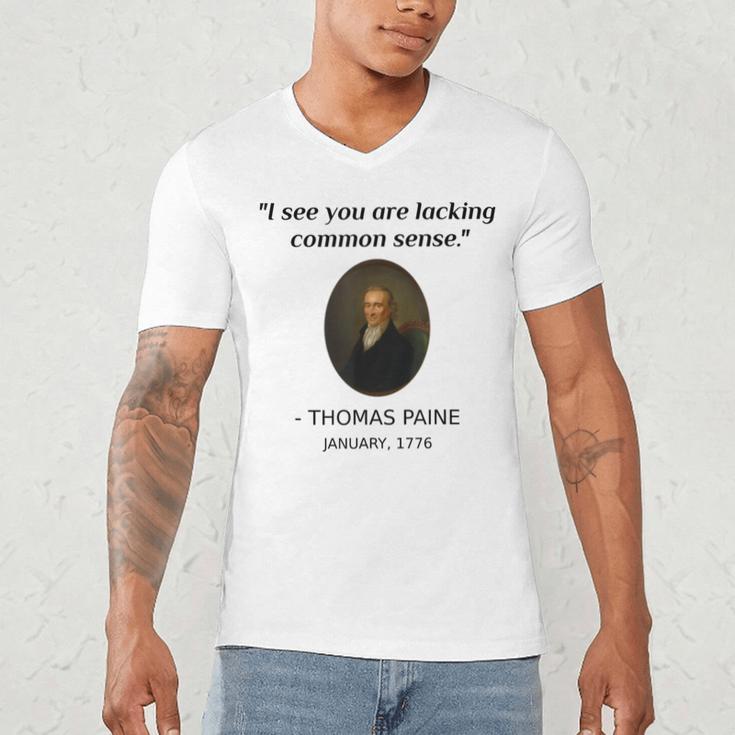 Thomas Paine Common Sense USA History Teacher Student Men's V-Neck T-Shirt, novelty gifts, funny gifts Thomas Paine Common Sense USA History Teacher Student Men's V-Neck T-Shirt, novelty gifts, funny gifts