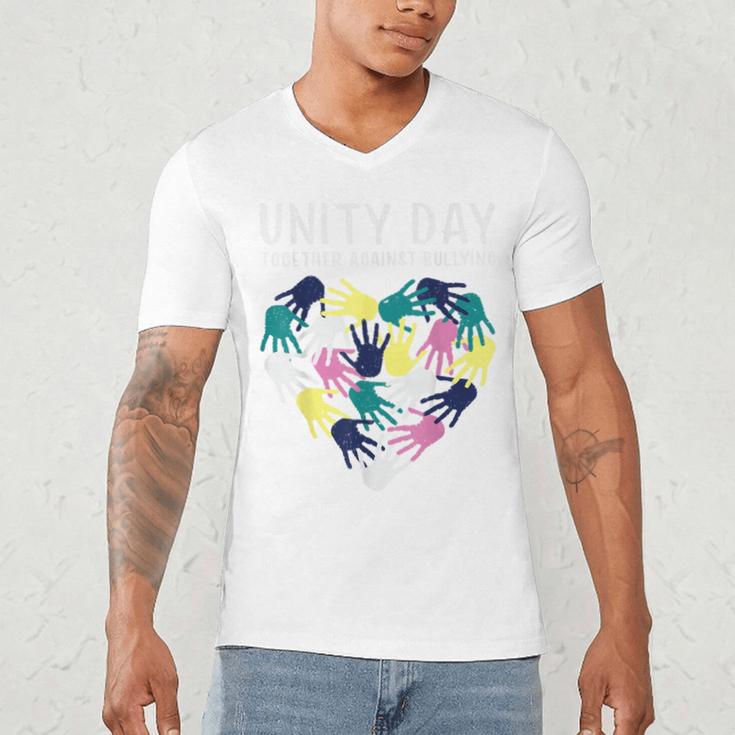 Together Against Bullying Unity Day Teachers Kids Toddler Men's V-Neck T-Shirt, novelty gifts, funny gifts Together Against Bullying Unity Day Teachers Kids Toddler Men's V-Neck T-Shirt, novelty gifts, funny gifts