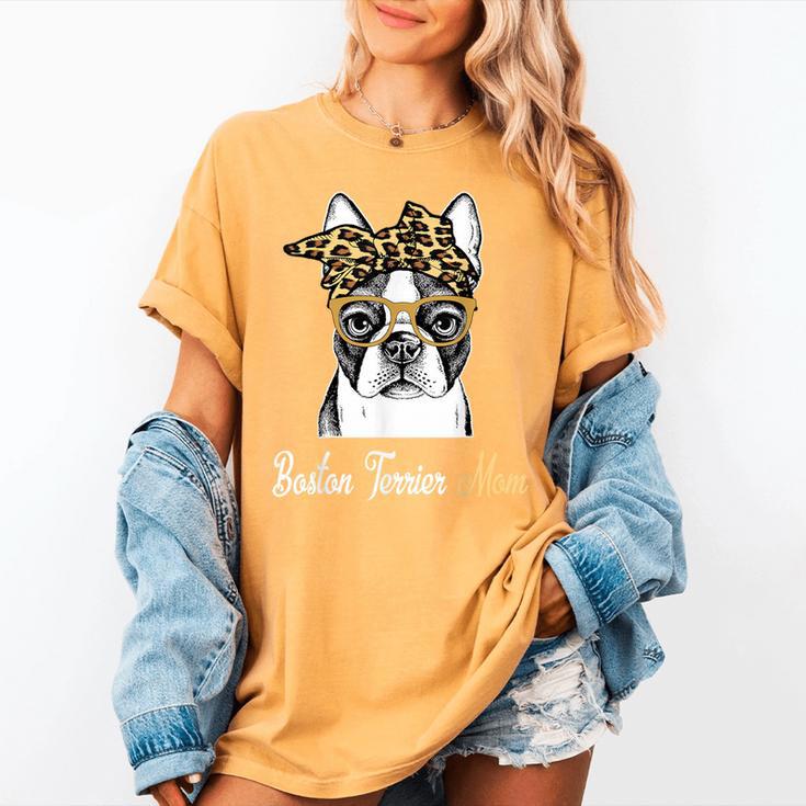 Birthday And Mother's Day -Boston Terrier Mom Women's Comfort Colors T-Shirt
