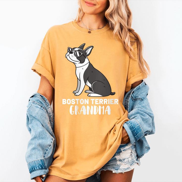 Boston Terrier Dog Owner Grandma Women's Comfort Colors T-Shirt