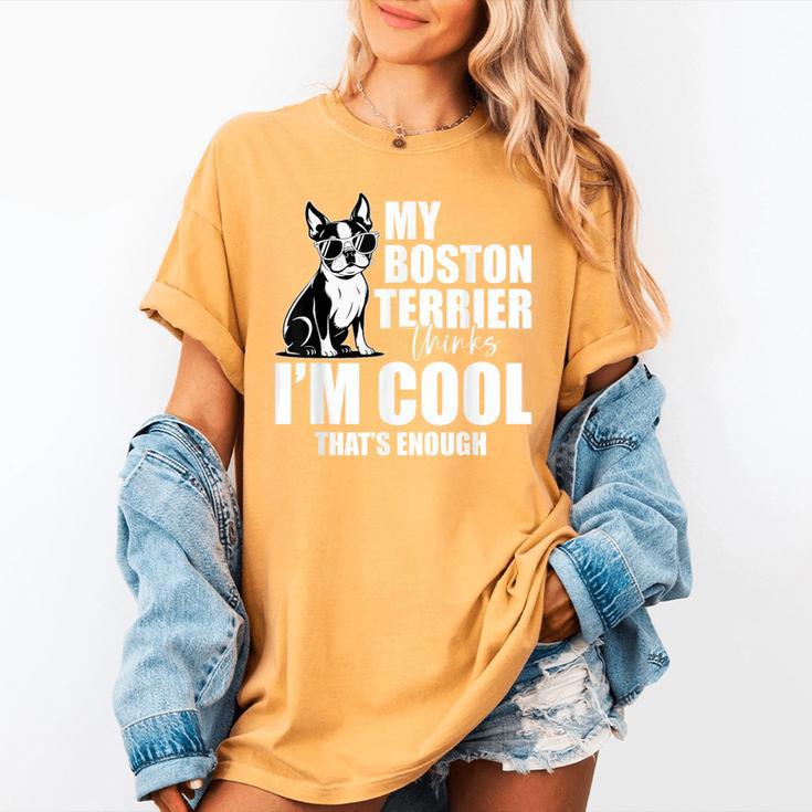 Boston Terrier Dog Women's Comfort Colors T-Shirt