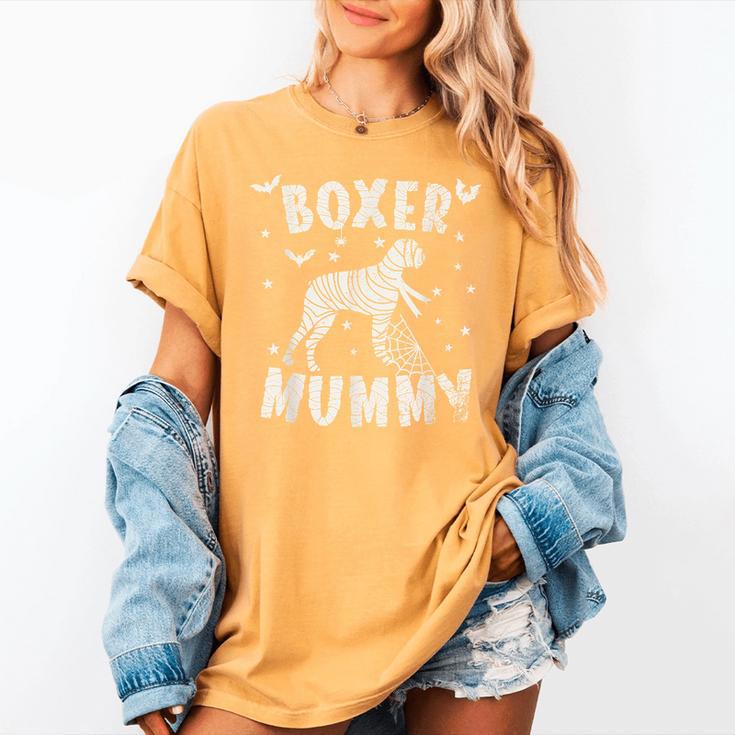 Boxer Dog Mama Halloween Women's Comfort Colors T-Shirt