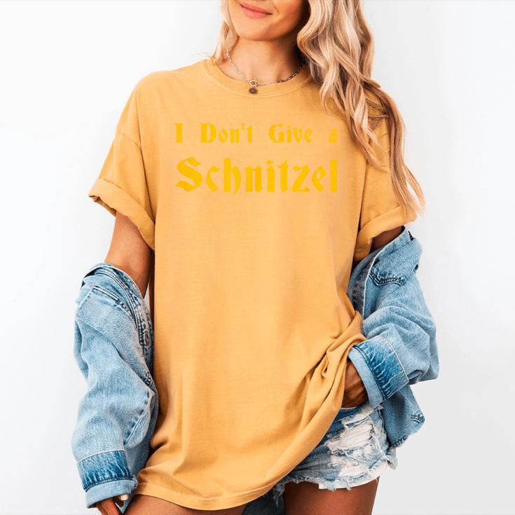 I Don't Give a Schnitzel T-Shirt Women's Comfort Colors T-Shirt
