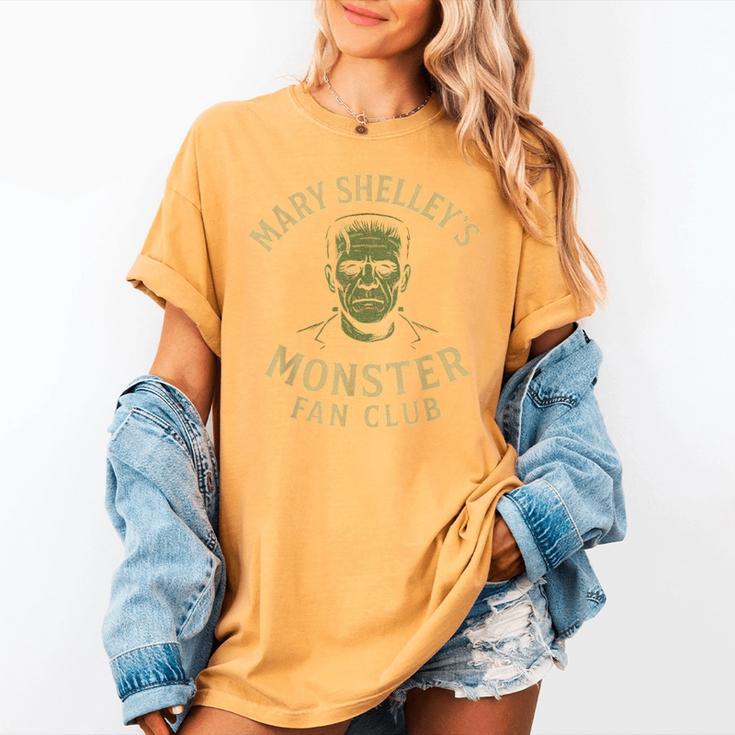 Mary Shelley's Monster Fan Club Gothic Horror Parody Women's Comfort Colors T-Shirt