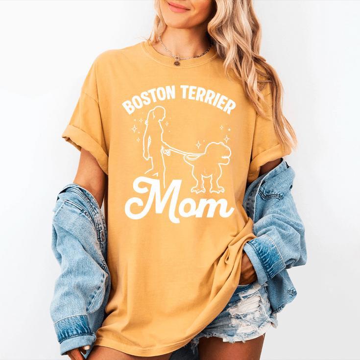Boston Terrier Mom Boston Terrier Mom Women's Comfort Colors T-Shirt