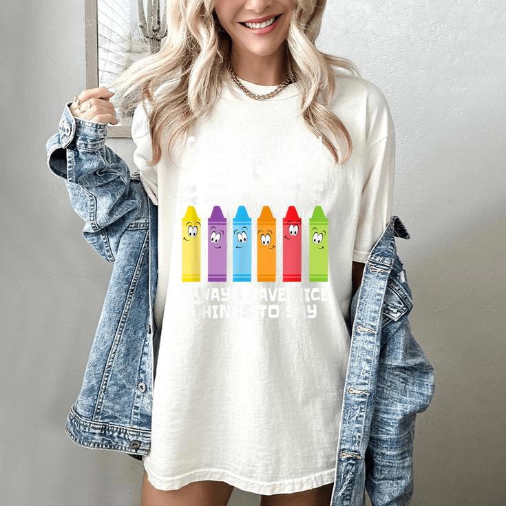 Artist Art Teacher School Artist Joke Women's Comfort Colors T-Shirt