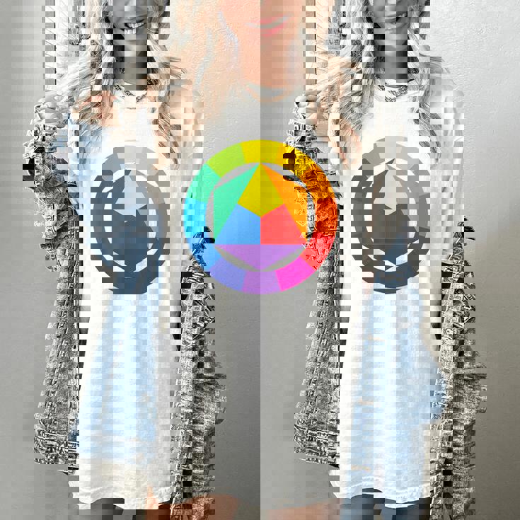 Color Wheel Palette Shirt Artist Painter Art Teacher Tshirt Women&#x27;s Comfort Colors T-Shirt