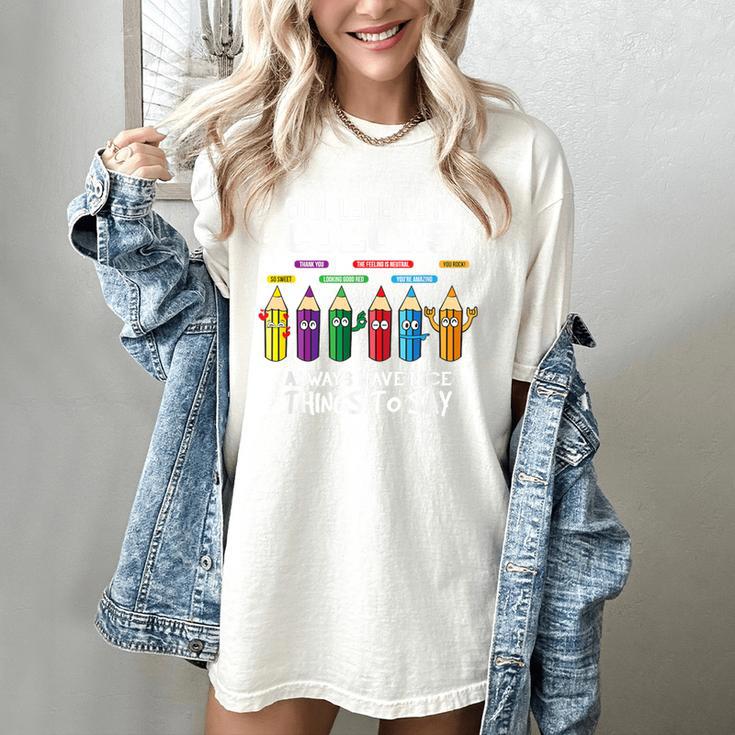 Complementary Colors Pun Artist Art Teacher T-Shirt Women's Comfort Colors T-Shirt