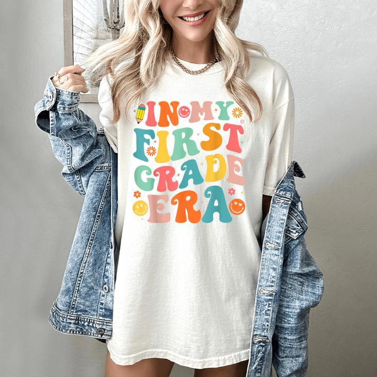 In My First Grade Era 1st Grade Teacher Back To School Women's Comfort Colors T-Shirt