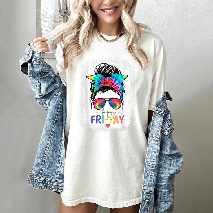 Happy Fri-Yay Friday Teacher Life Happy Friday Women's Comfort Colors T-Shirt