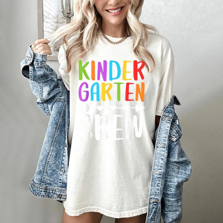 Kindergarten Crew Shirt Kinder Crew Teacher Boy Girl Women's Comfort Colors T-Shirt