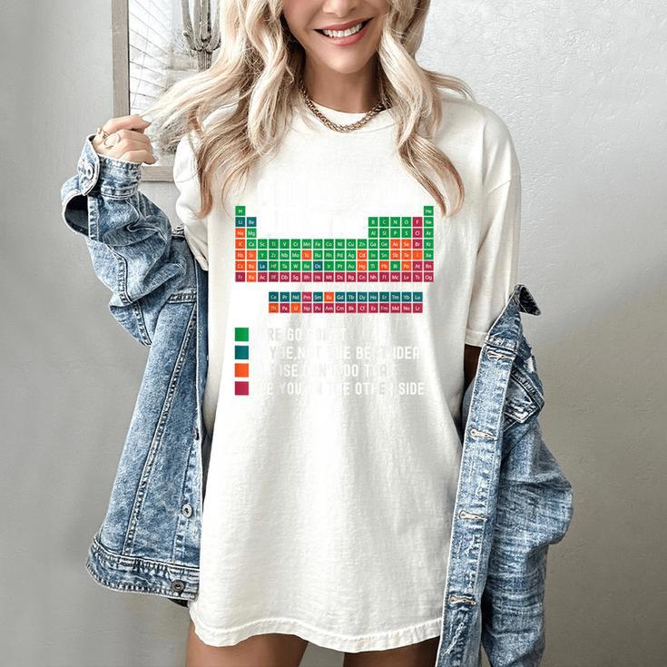 Can I Lick It Periodic Table Science Teacher Chemistry Women's Comfort Colors T-Shirt