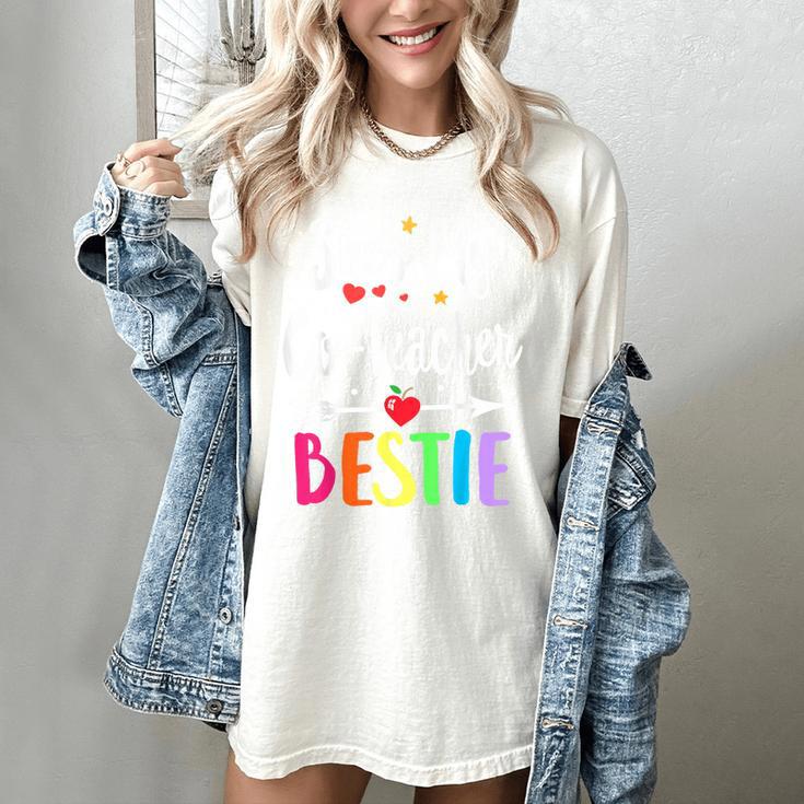 Matching Co-Teacher Best Friend She's My Bestie Work Team Women's Comfort Colors T-Shirt