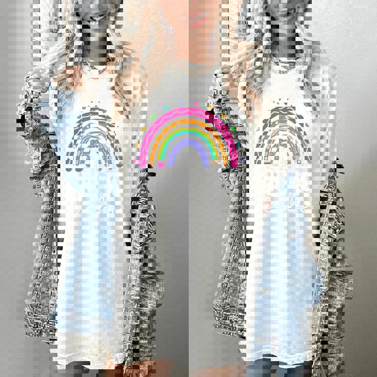 Pre-K Teacher Cute Pre Kindergarten For Teachers Rainbow For Men Women Kids Women&#x27;s Comfort Colors T-Shirt