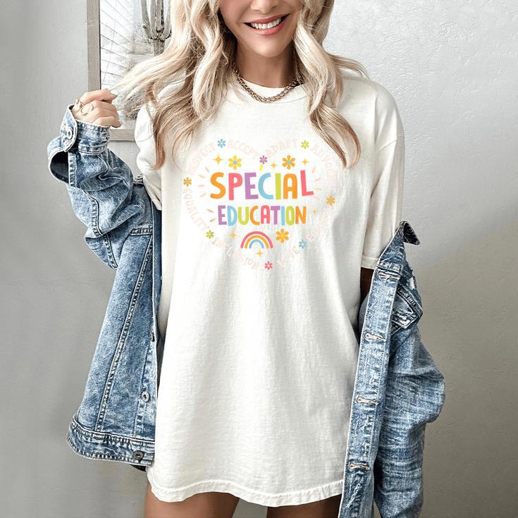 Special Education Squad Dream Team SPED Teacher Appreciation Women's Comfort Colors T-Shirt