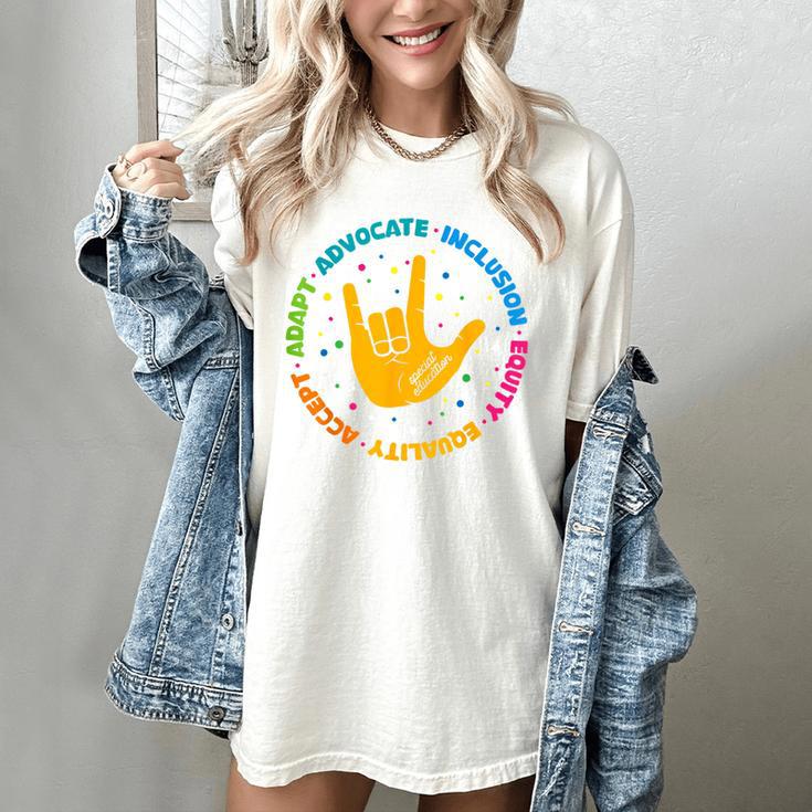 Special Education Teacher Inspirational SPED Teachers Autism Women's Comfort Colors T-Shirt