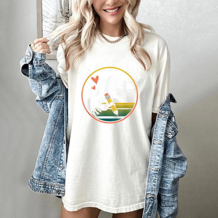 Teacher-Saurus Dinosaur Teacher Design T-Rex Design Women's Comfort Colors T-Shirt
