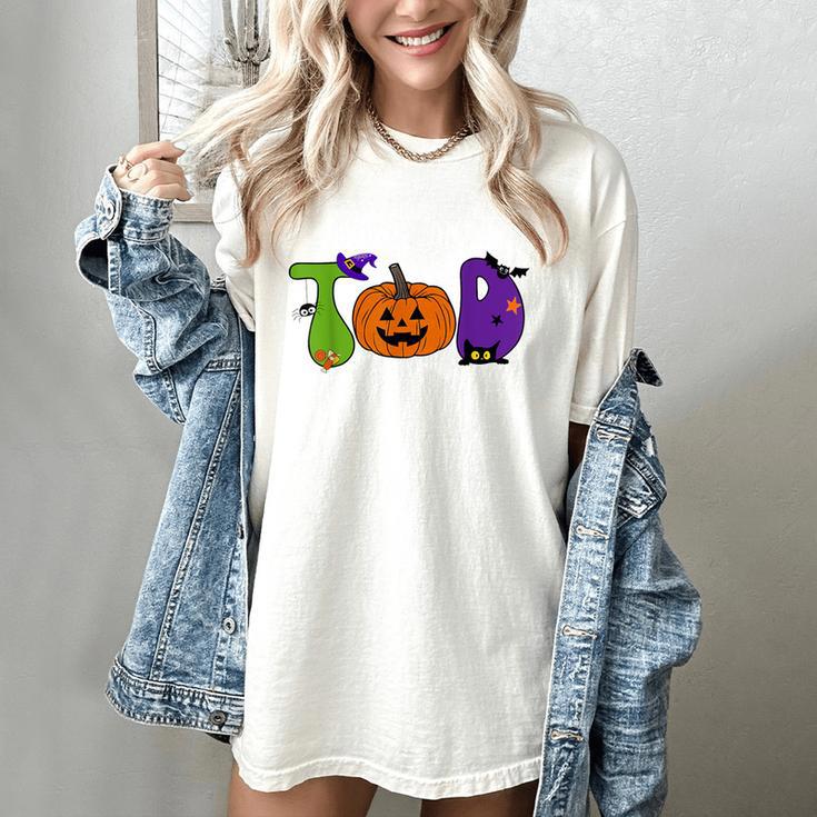 TOD Itinerant Teacher Of The Deaf Halloween ASL Interpreters Women's Comfort Colors T-Shirt