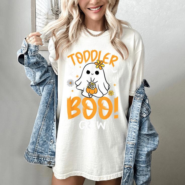Toddler Boo Crew Babysitters Daycare Teacher Halloween Party Women's Comfort Colors T-Shirt