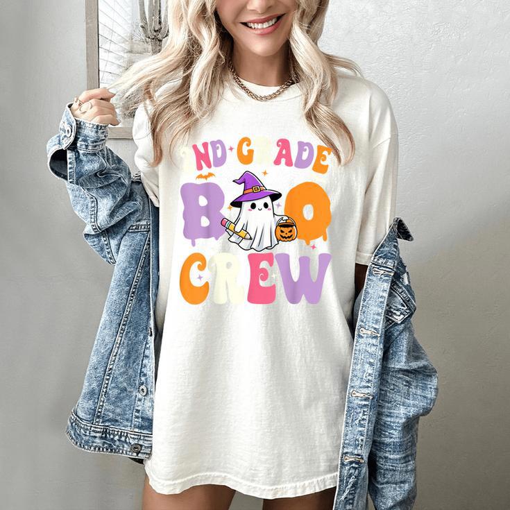 2nd Grade Boo Crew Spooky Second Grade Halloween Teacher Women's Comfort Colors T-Shirt