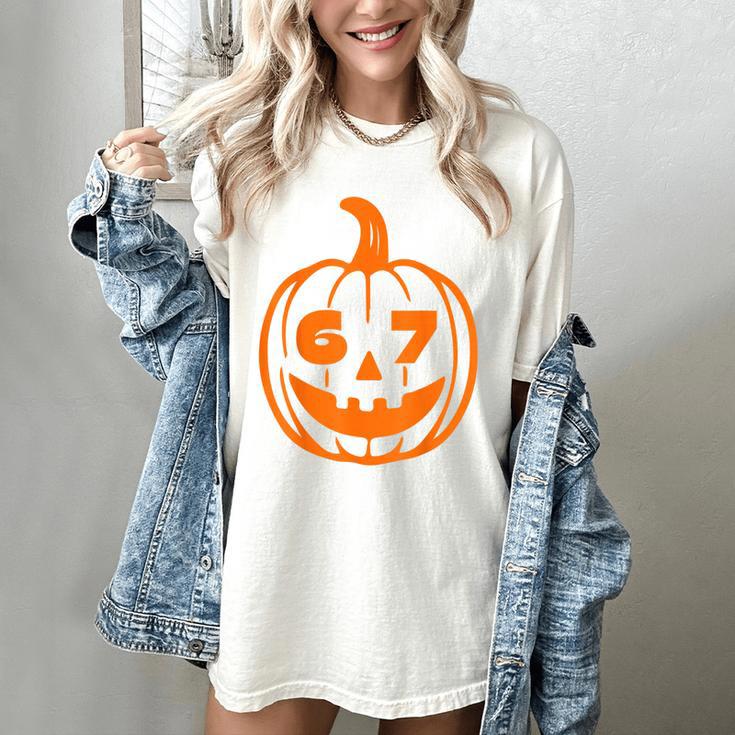 67 Six Seven Halloween Costume For Students Teachers Women's Comfort Colors T-Shirt 67 Six Seven Halloween Costume For Students Teachers Women's Comfort Colors T-Shirt