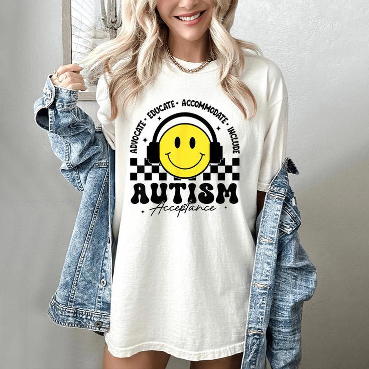 Autism Awareness Acceptance Special Education Teacher Kids Women's Comfort Colors T-Shirt Autism Awareness Acceptance Special Education Teacher Kids Women's Comfort Colors T-Shirt