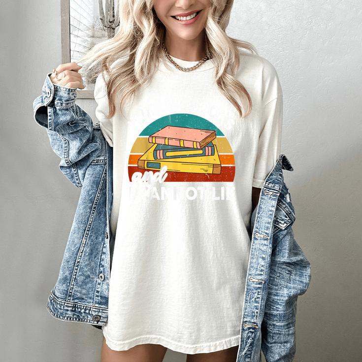 I Like Big Book Cant Lie Nerd School Librarian Teacher For Men Women Kids Women's Comfort Colors T-Shirt