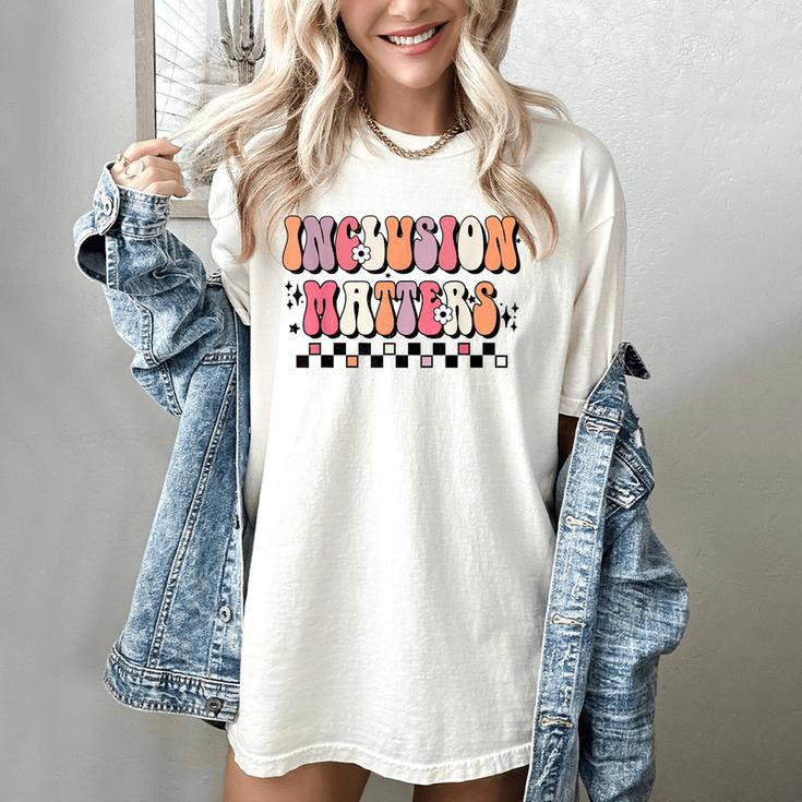 Boho Inclusion Matters Special Education SPED Teacher Women Women's Comfort Colors T-Shirt