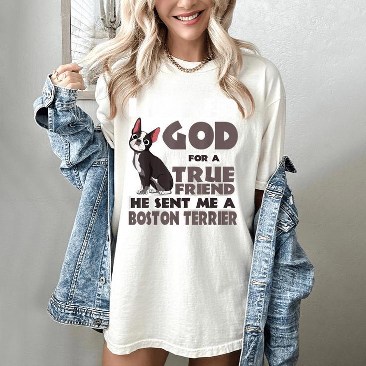 Boston Terrier American Gentleman Non-Sporting Dog Lover Women's Comfort Colors T-Shirt