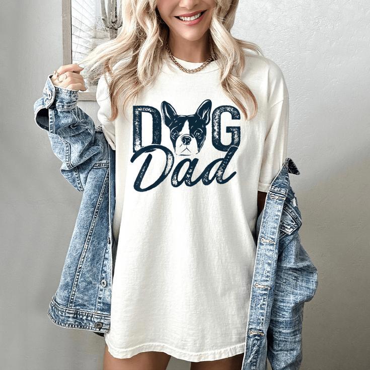 Boston Terrier Dog Dad Women's Comfort Colors T-Shirt