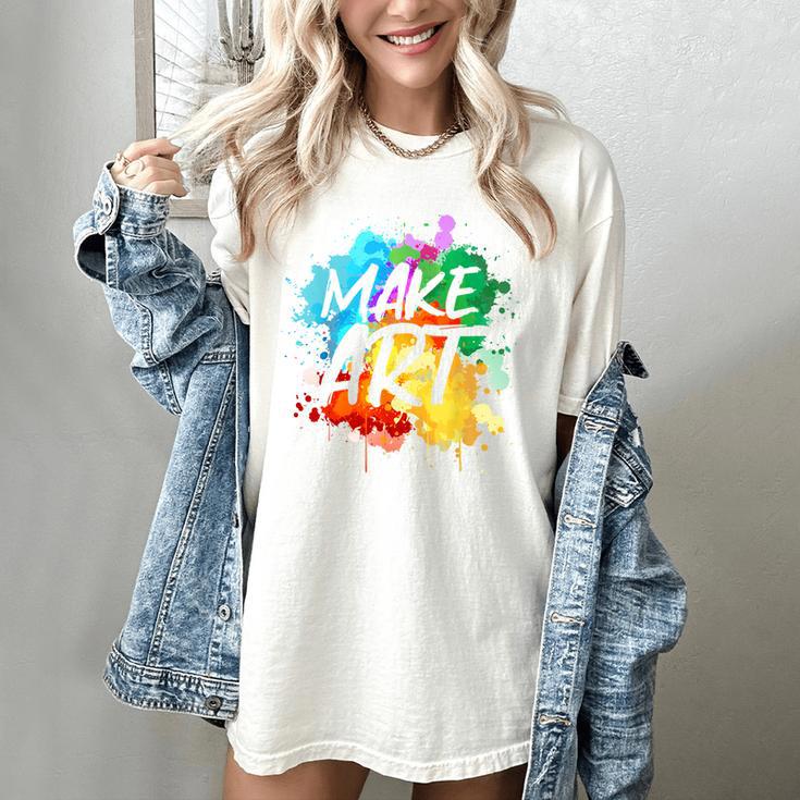 Cool Art For Men Women Artist Teacher Painter Artists Paint Women's Comfort Colors T-Shirt