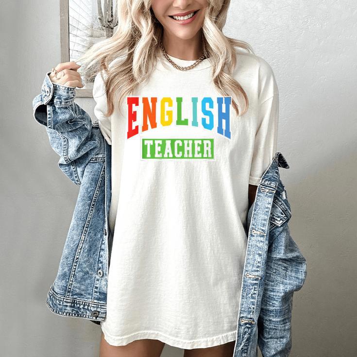 English Teacher Men Women Grammar Class English Teacher Women's Comfort Colors T-Shirt