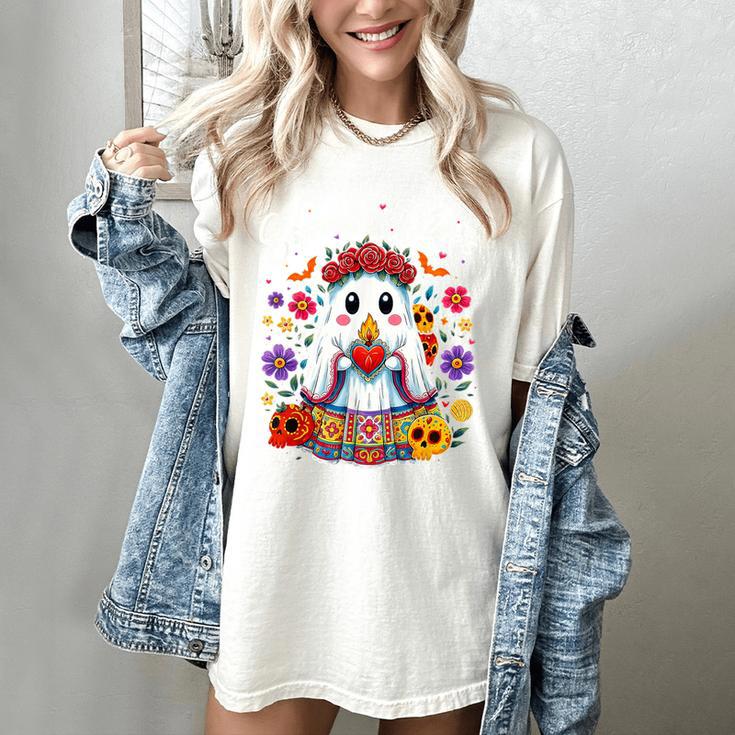 Espooky Vibes Maestra Halloween Spanish Mexican Teacher Women's Comfort Colors T-Shirt