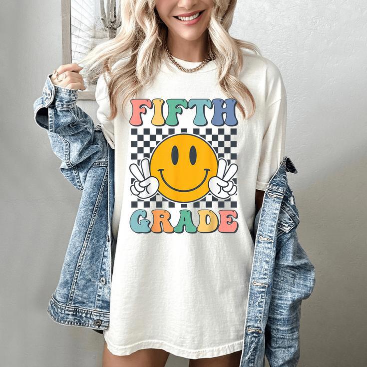 Fifth Grade Team Teachers Boys Girls Retro Smile 5th Grade Women's Comfort Colors T-Shirt Fifth Grade Team Teachers Boys Girls Retro Smile 5th Grade Women's Comfort Colors T-Shirt