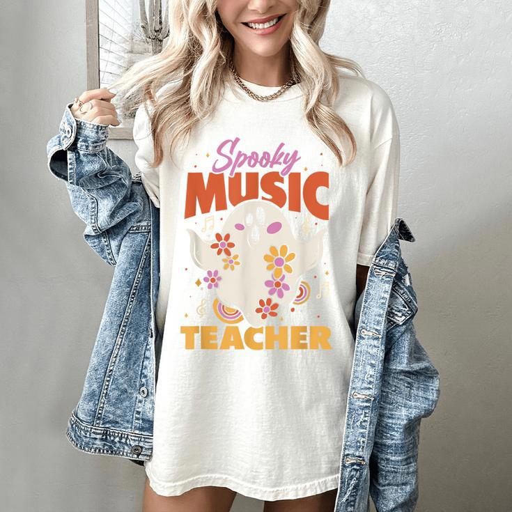 Groovy Faboolous Spooky Music Teacher Halloween Men Women Women's Comfort Colors T-Shirt Groovy Faboolous Spooky Music Teacher Halloween Men Women Women's Comfort Colors T-Shirt