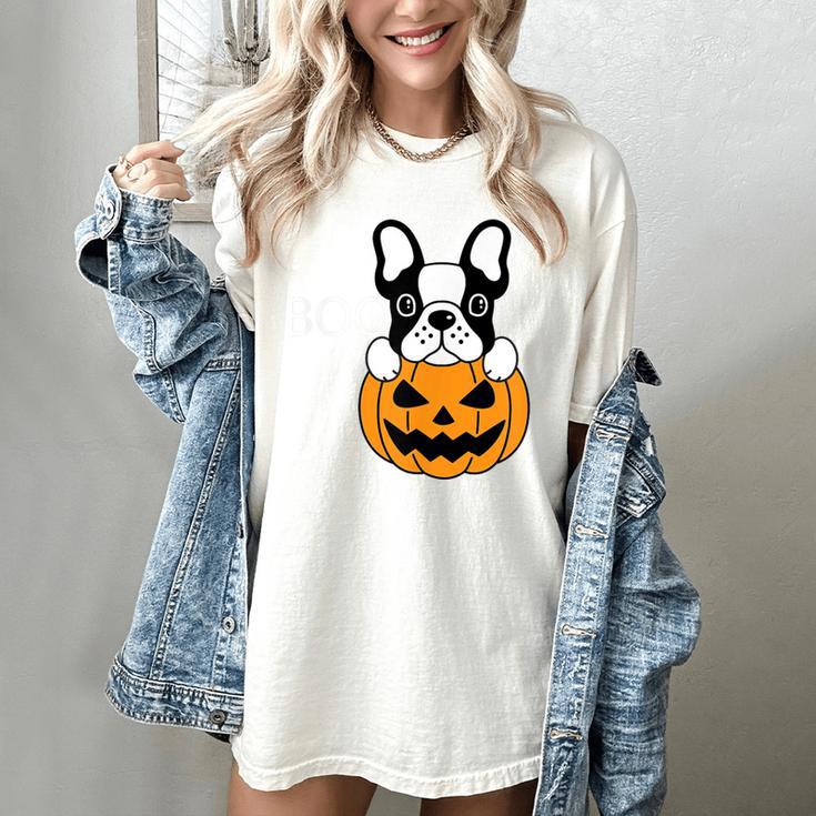 The Halloween Boston Terrier Women's Comfort Colors T-Shirt