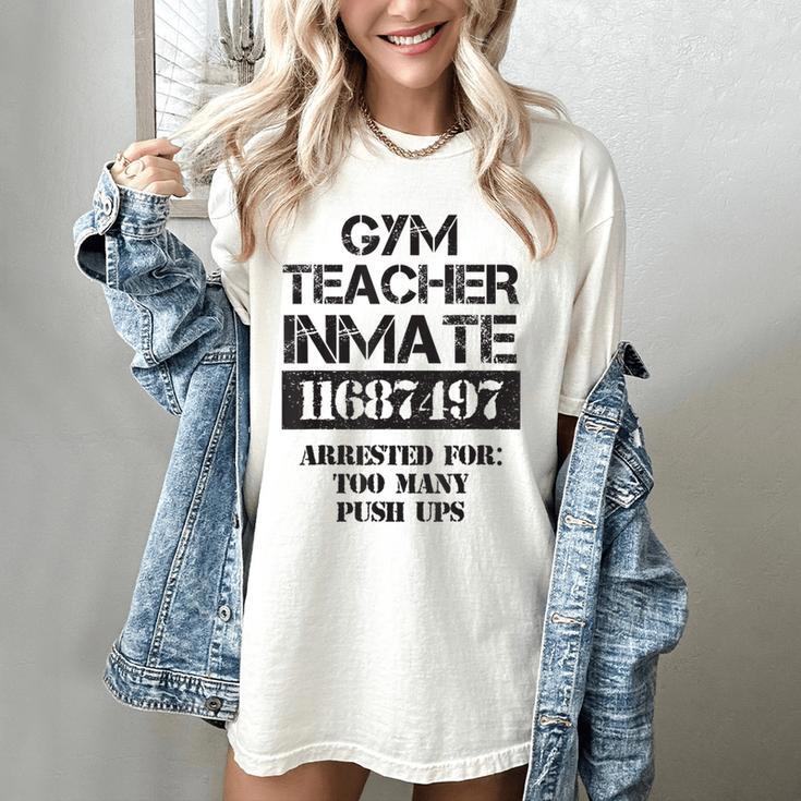 Halloween Gym Teacher Prisoner Costume Women's Comfort Colors T-Shirt Halloween Gym Teacher Prisoner Costume Women's Comfort Colors T-Shirt