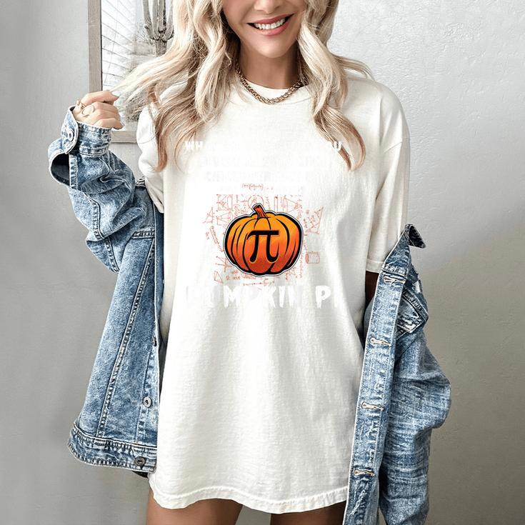 Halloween Pumpkin Pi Math Geometry Teachers Students For Men Women Kids Women's Comfort Colors T-Shirt